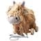 Hubert Highland Cow Pull-Along image 1