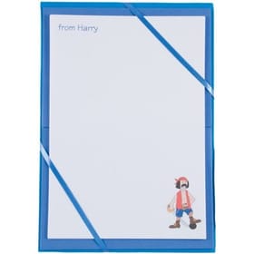 Named Notepaper - Pirate (Blue) image