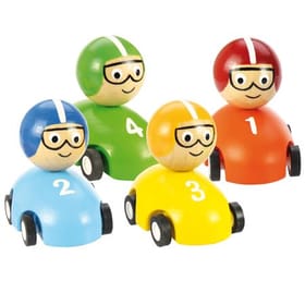Pull Back Racing Car with Goggled Driver image