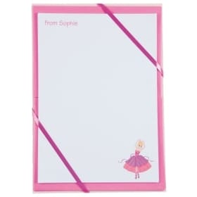 Named Notepaper - Princess Ballerina image
