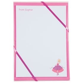 Named Notepaper - Princess Ballerina image