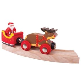 Santa Sleigh & Reindeer image 1