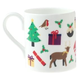 Personalised China Mug - Christmas image 2