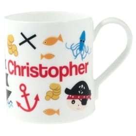 Personalised China Mug - Pirate Adventures image 1