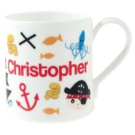 Personalised China Mug - Pirate Adventures image 1