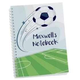 Football Personalised Notebook image 1