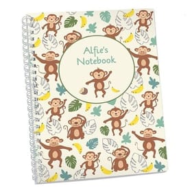 Cheeky Monkey Personalised Notebook image 1