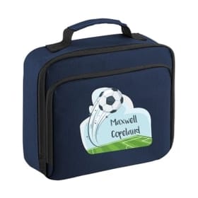 Football Personalised Lunch Bag image 1