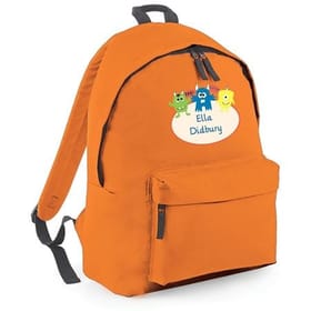 Little Monsters Personalised Backpack image 1