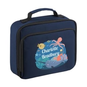 Ocean Life Personalised Lunch Bag image 1