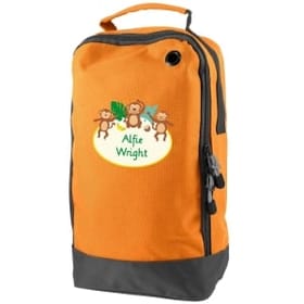 Cheeky Monkey Personalised Shoe & Boot Bag image 1