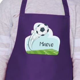 Football Personalised Apron - Age 7-10 image 2