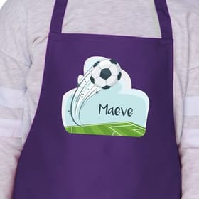 Football Personalised Apron - Age 7-10 image 2