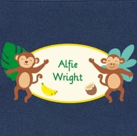 Cheeky Monkey Personalised Pencil Case image 2