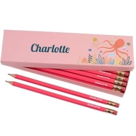 Box of 12 Named HB Pencils - Ocean Life image 2