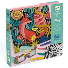Fantasy Forest 3D Colouring image 1