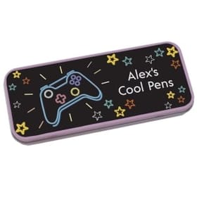 Personalised Pencil Tin - Gaming image 1