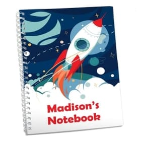 Space Adventure Personalised Notebook image 1