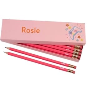 Box of 12 Named HB Pencils - Gaming image 2