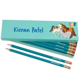 Box of 12 Named HB Pencils - Ponies image 2