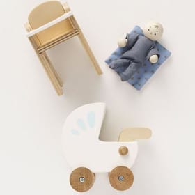 Nursery Furniture Set with Baby image 2