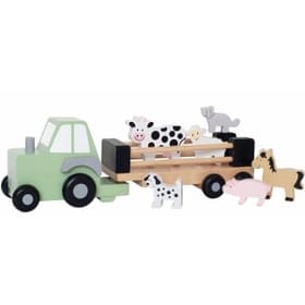 Farm Tractor and Animals image 1