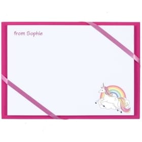 Named Cards - Rainbow Unicorn image