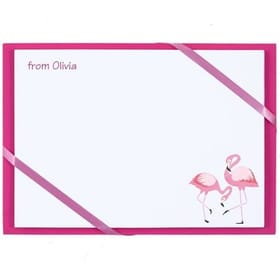 Named Cards - Flamingos image