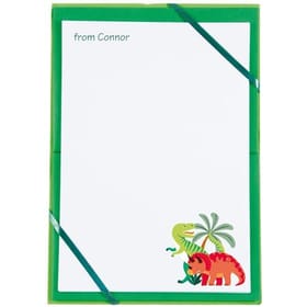 Named Notepaper - Dinosaurs image