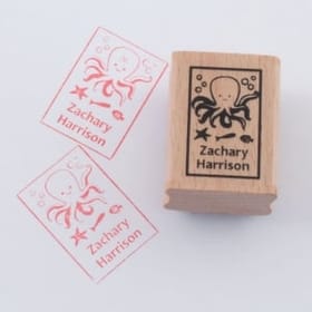 Named Rubber Stamp - Ocean Life image