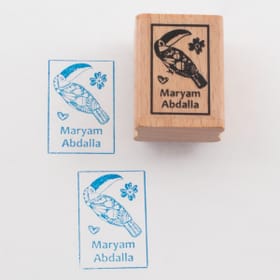 Named Rubber Stamp - Toucans image