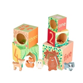 Woodland Animal Stacking Cubes image 2