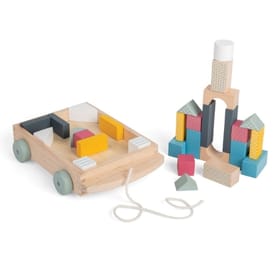 Pull-Along Brick Cart image 1