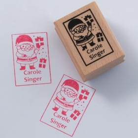 Named Rubber Stamp - Santa image
