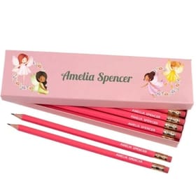 Box of 12 Named HB Pencils - Fairies image 1
