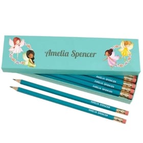 Box of 12 Named HB Pencils - Fairies image 2