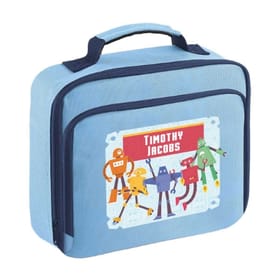 Robots Personalised Lunch Bag image 1