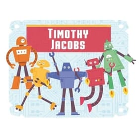 Robots Personalised Apron - Age 3-6 image 2