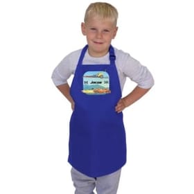 Crazy Cars Personalised Apron - Age 3-6 image 1