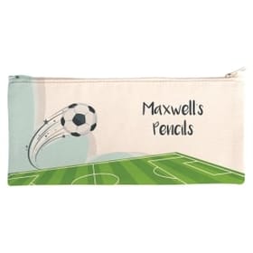 Personalised Canvas Pencil Case - Football image 1