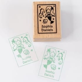 Named Rubber Stamp - Mermaids image