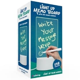 Light Up Memo Board Box