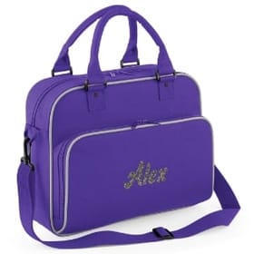 Personalised Junior Dance Bag Purple