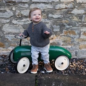 Ride-On Racing Car - Green image 2