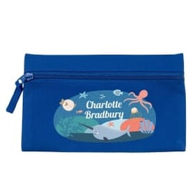 Ocean Life Personalised Pencil Case