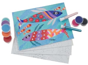 Rainbow Fish Sand Art
