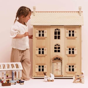 Natural Wood Dolls House