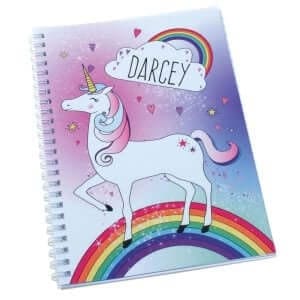personalised a5 notebook