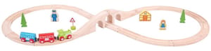 Wooden Figure of Eight Train Set