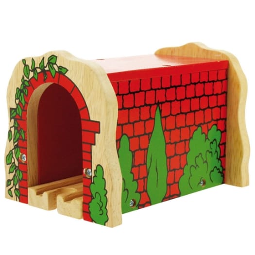 Train Red Brick Tunnel